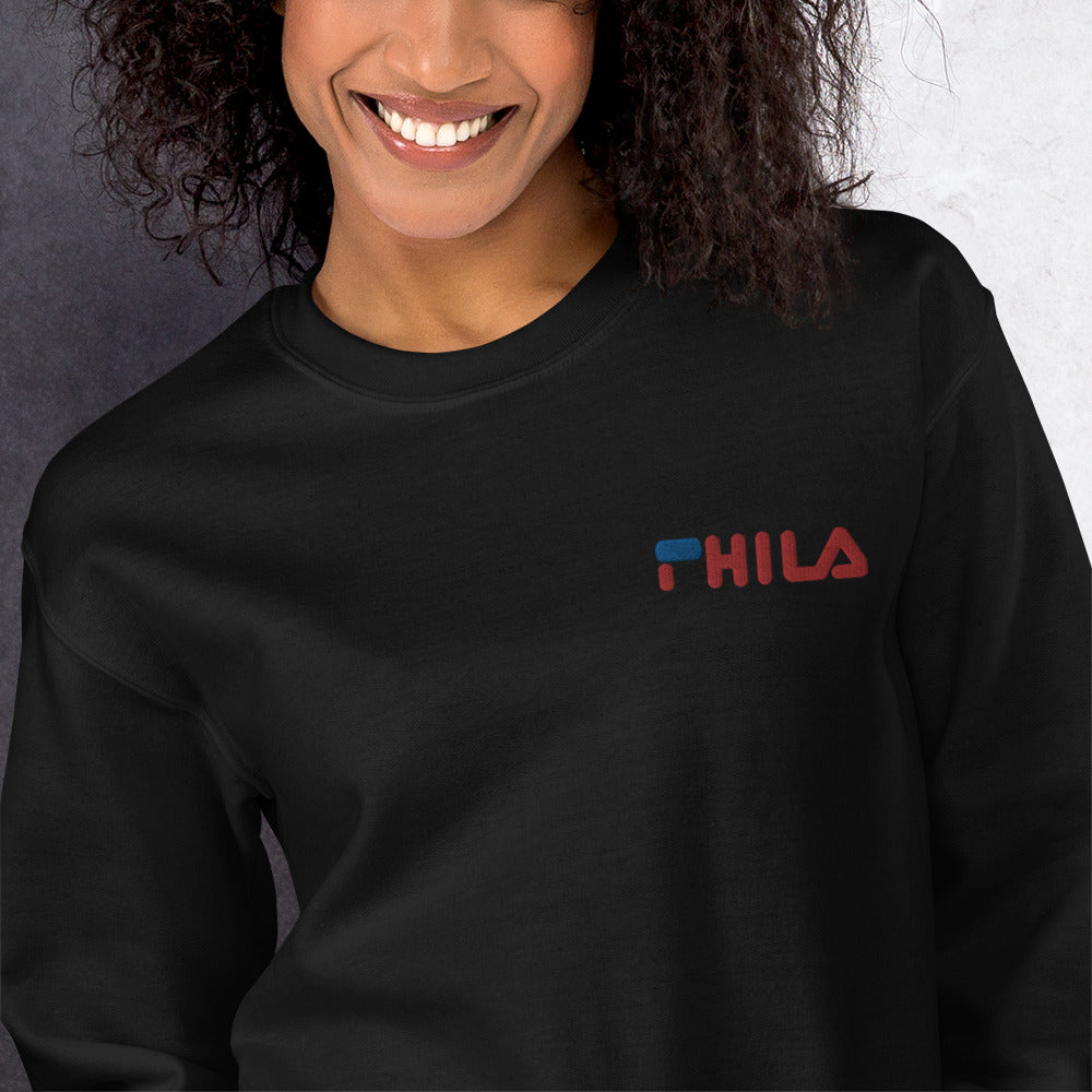 PHILA embroidered unisex crewneck