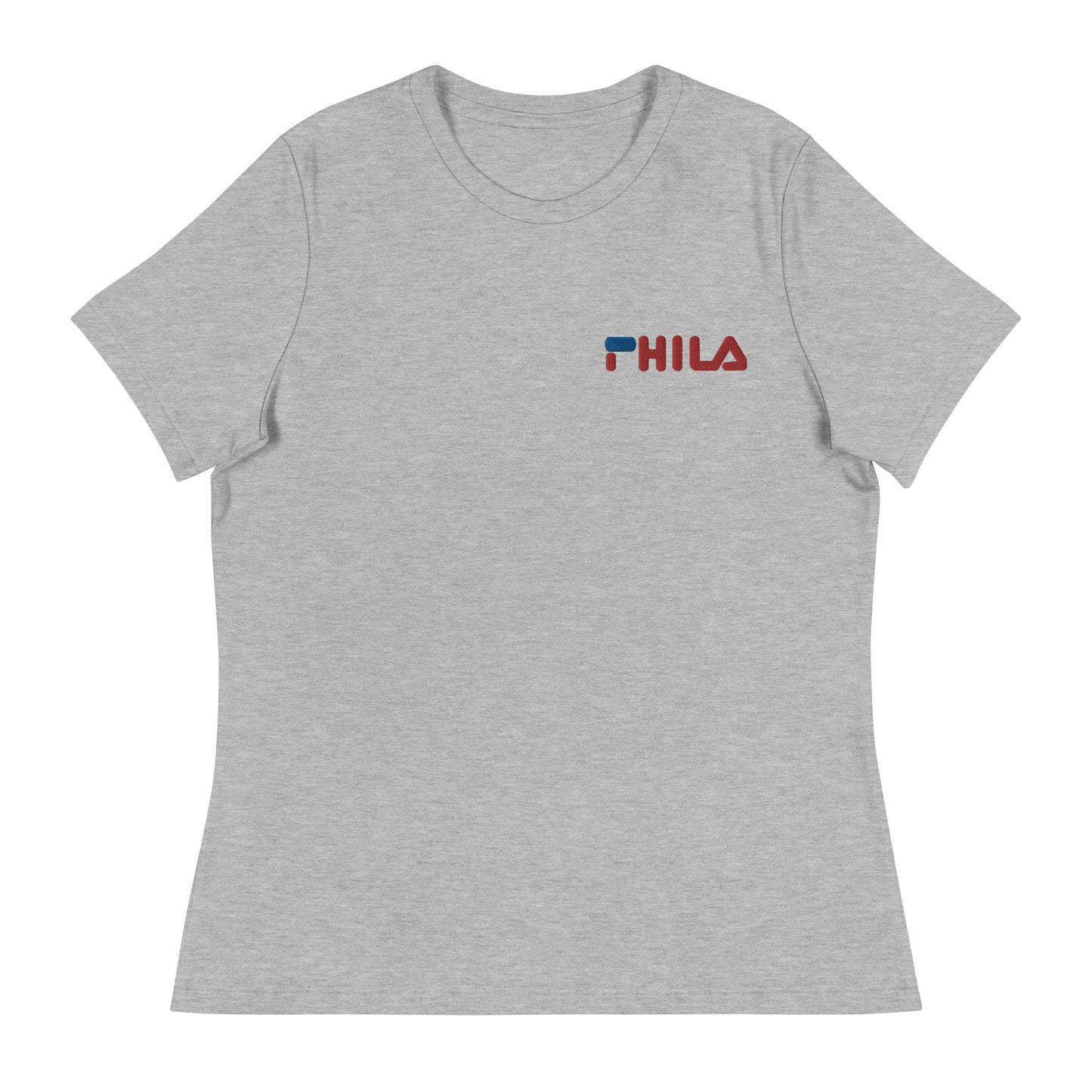 PHILA embroidered women's relaxed t-shirt