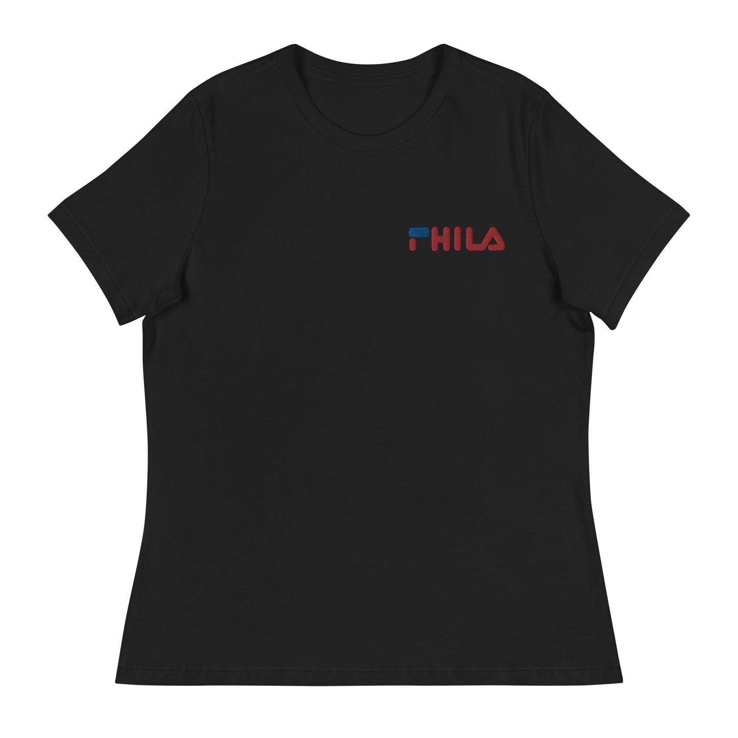 PHILA embroidered women's relaxed t-shirt