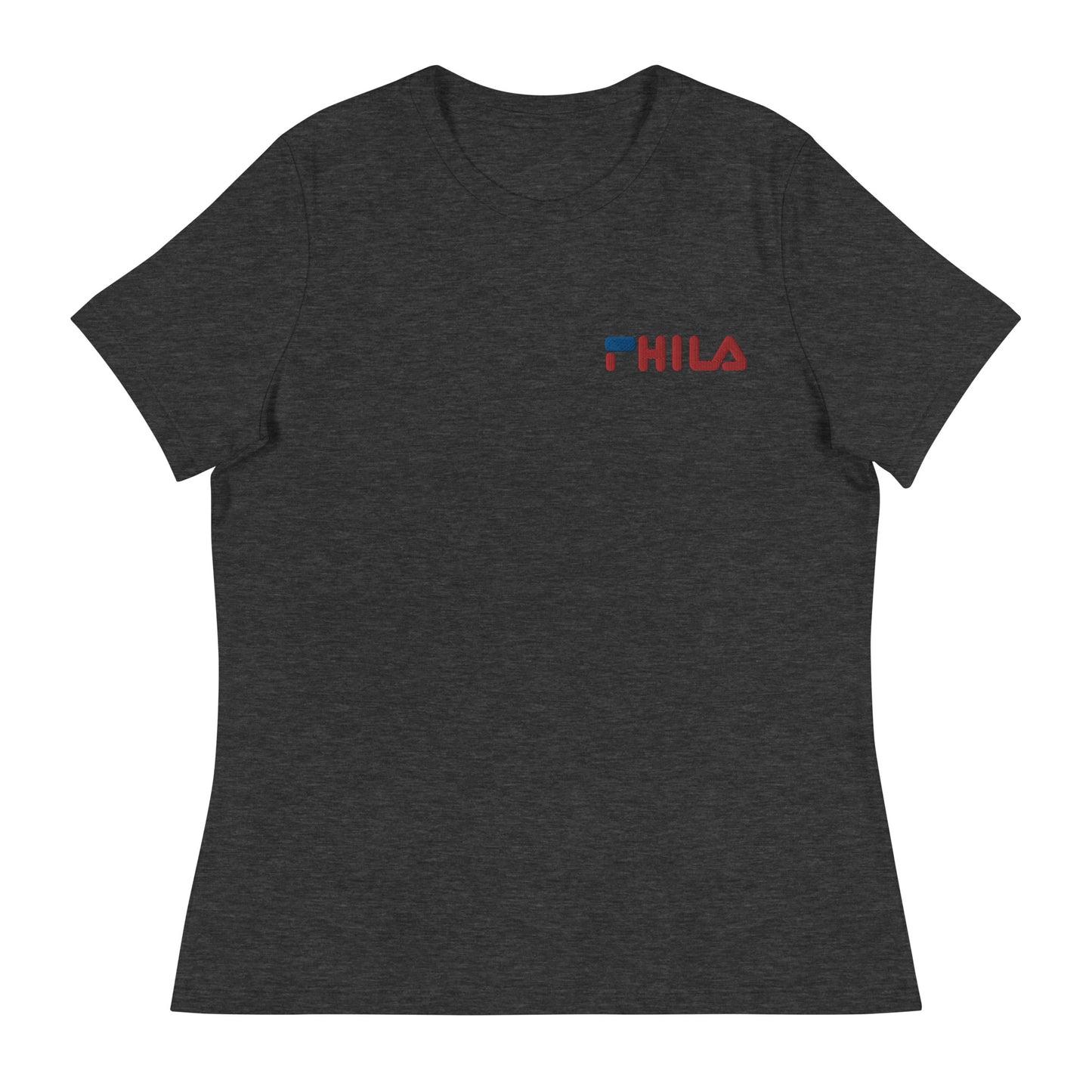 PHILA embroidered women's relaxed t-shirt