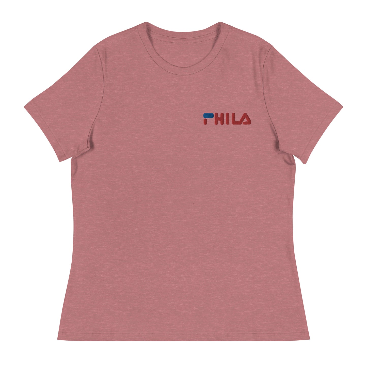 PHILA embroidered women's relaxed t-shirt