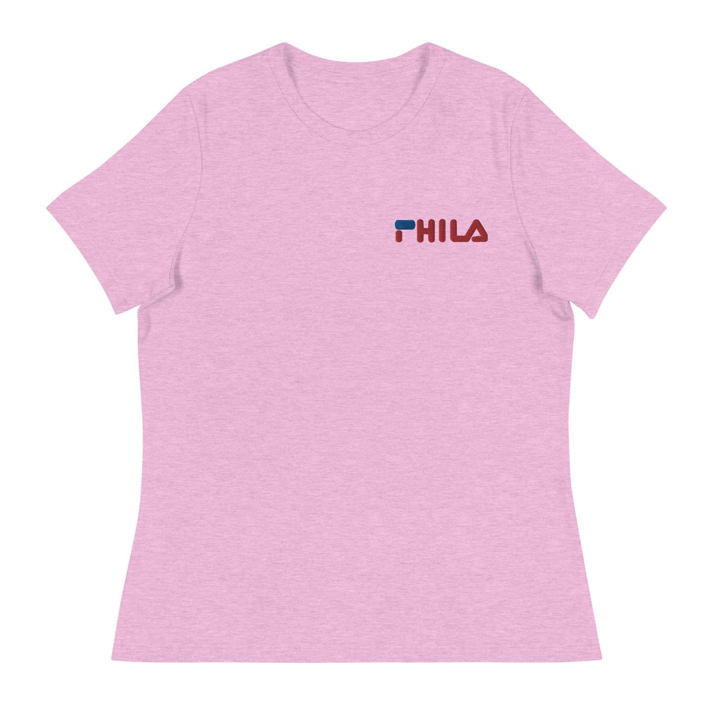 PHILA embroidered women's relaxed t-shirt