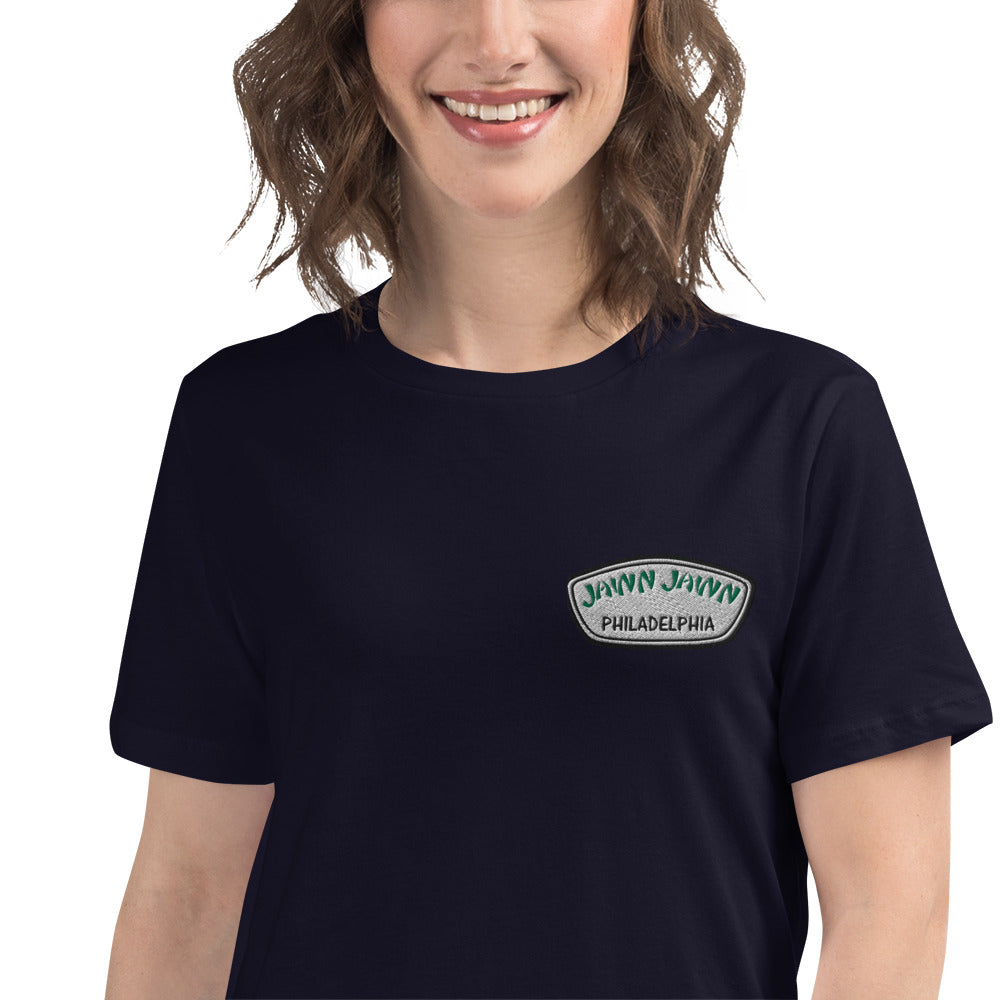 JAWN JAWN embroidered women's relaxed t-shirt