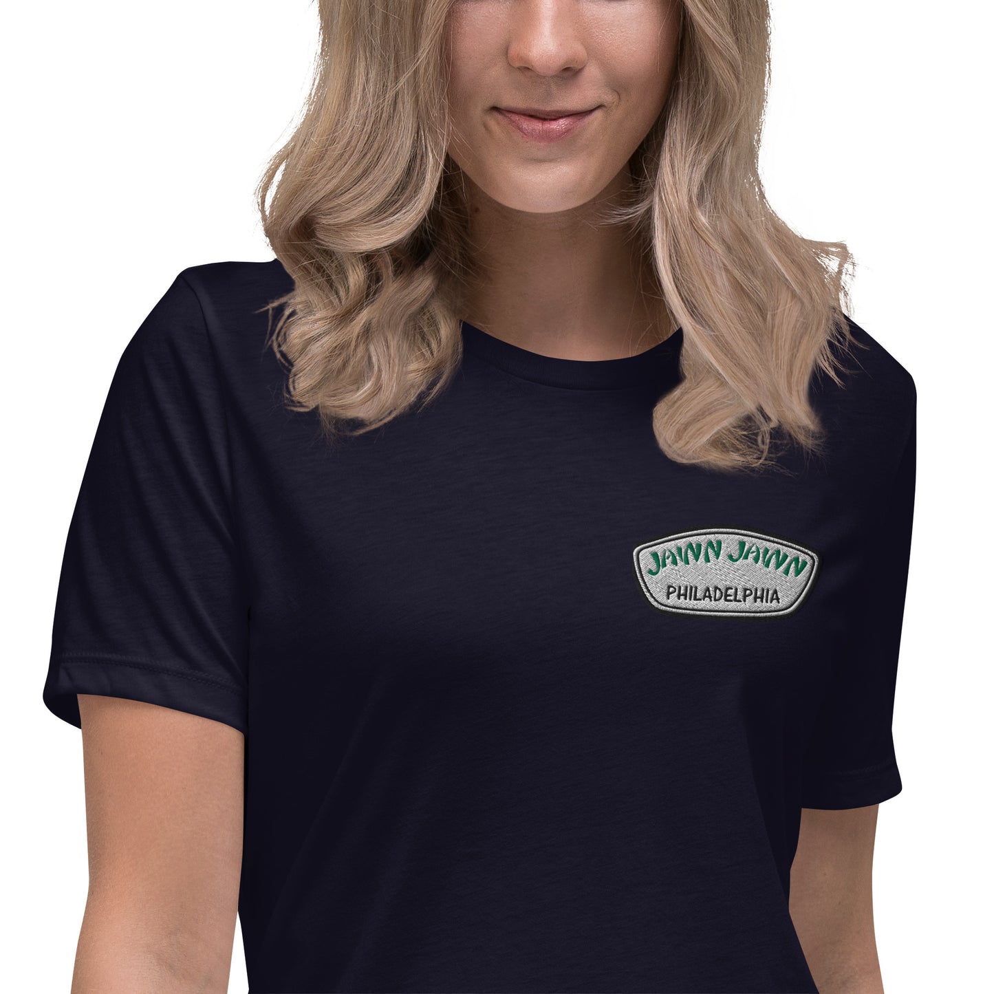 JAWN JAWN embroidered women's relaxed t-shirt