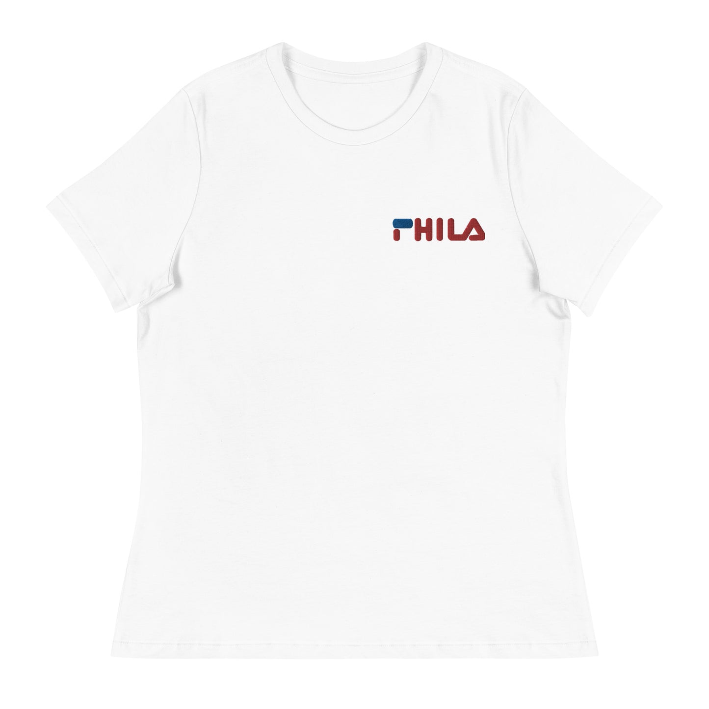 PHILA embroidered women's relaxed t-shirt